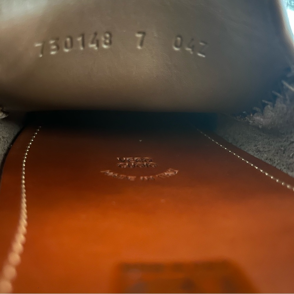 NEW 🤎 Gucci Interlocking GG Brown Supreme Canvas & Leather Driver M7.5/8 W9.5-10 - Picture 4 of 13